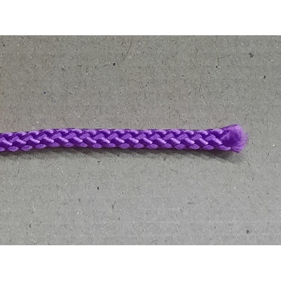 Шнур плетений поліпропіленовий 5,5мм бузковий