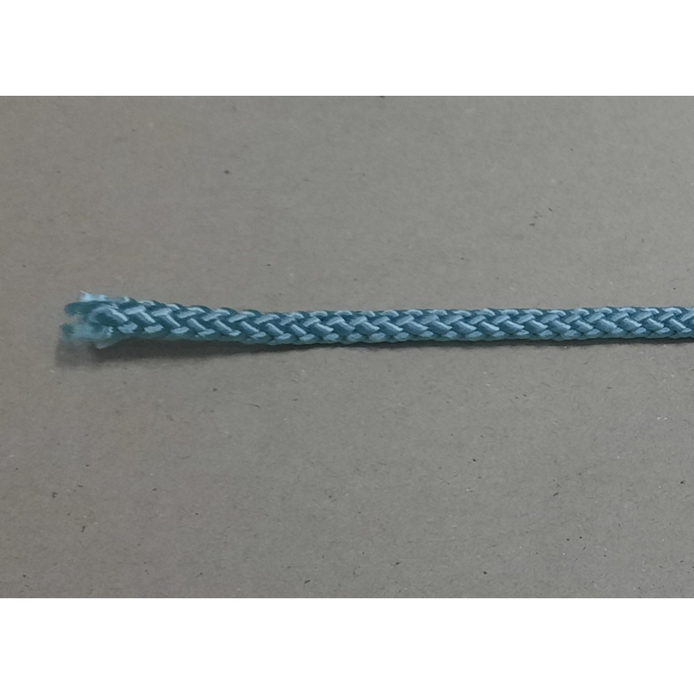 Шнур плетений поліпропіленовий 5,5мм колір м'ята (морська хвиля)