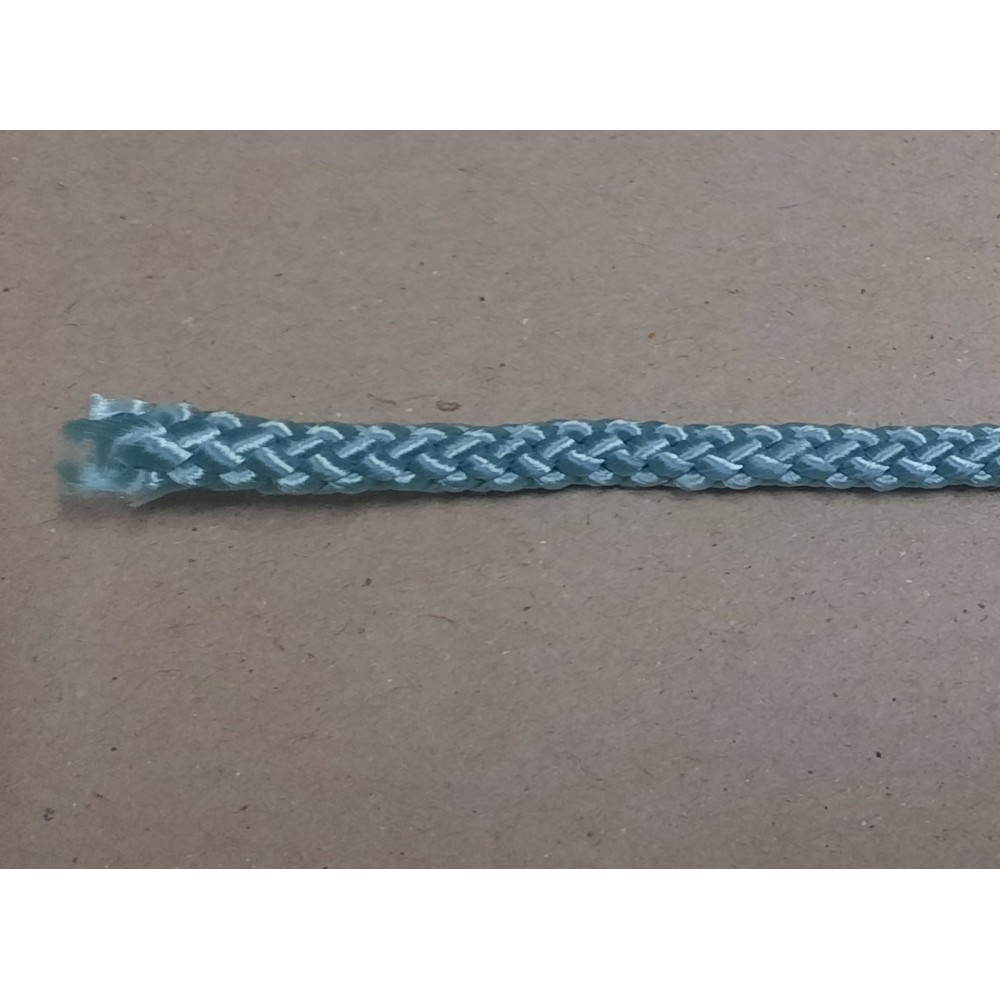 Шнур плетений поліпропіленовий 5,5мм колір м'ята (морська хвиля)