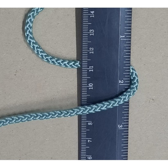 Шнур плетений поліпропіленовий 5,5мм колір м'ята (морська хвиля)