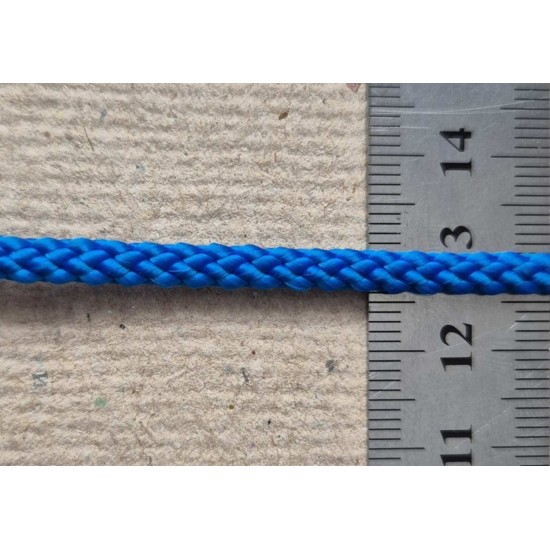 Шнур плетений поліпропіленовий 4,0мм колір блакитний