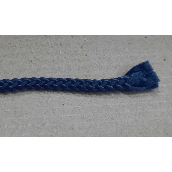 Шнур плетений поліпропіленовий 5,5мм темно-синій