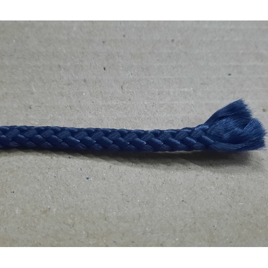 Шнур плетений поліпропіленовий 5,5мм темно-синій