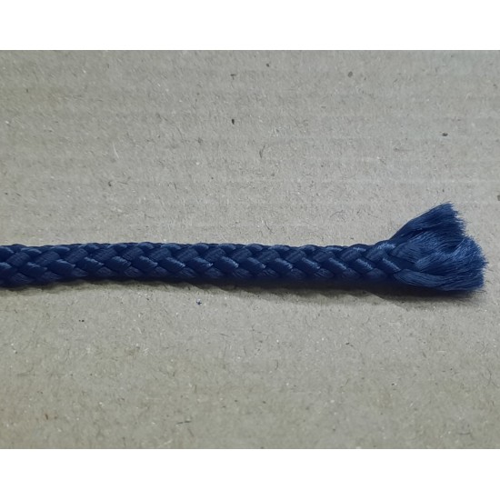 Шнур плетений поліпропіленовий 5,5мм темно-синій