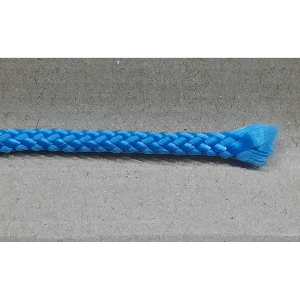 Шнур плетений поліпропіленовий 5,5мм блакитний