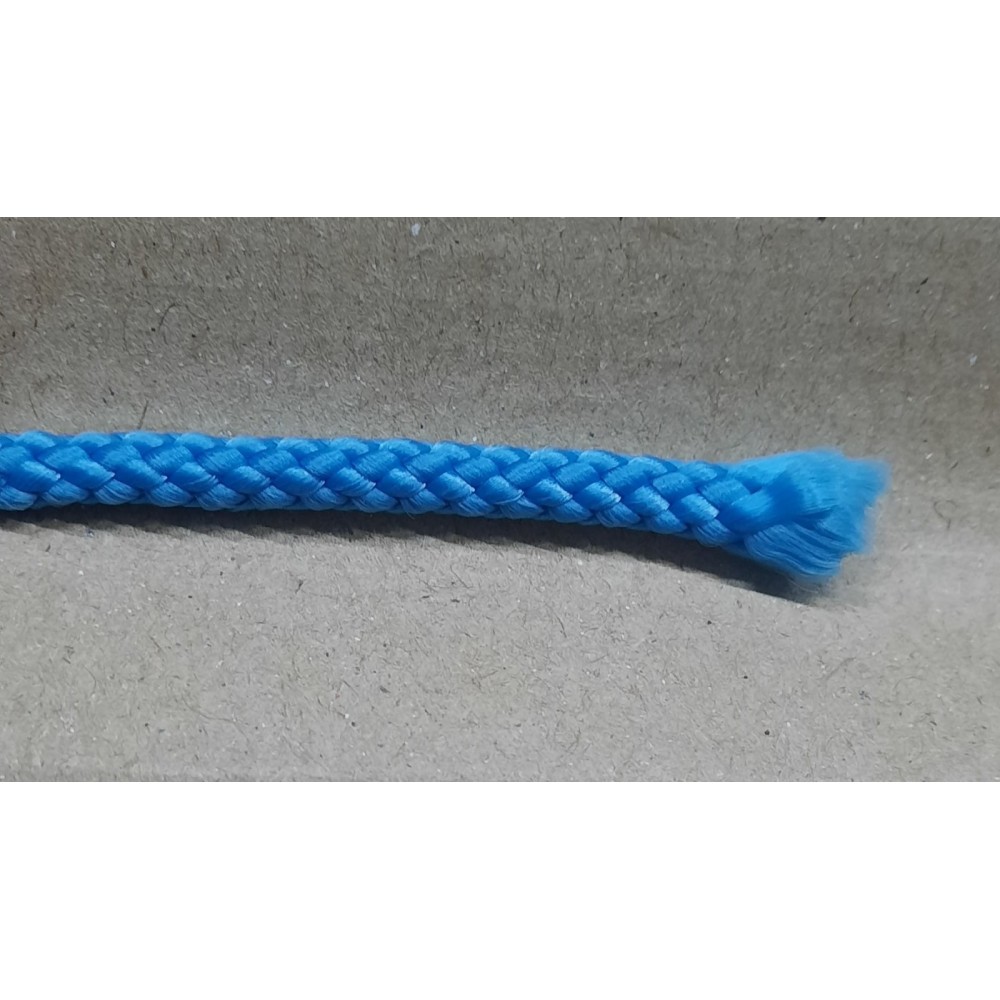 Шнур плетений поліпропіленовий 5,5мм блакитний