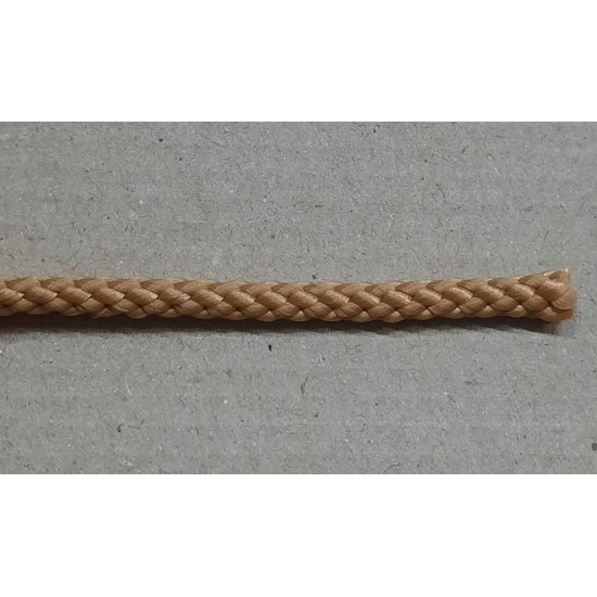 Шнур плетений поліпропіленовий 5,5мм золото темне/бронза