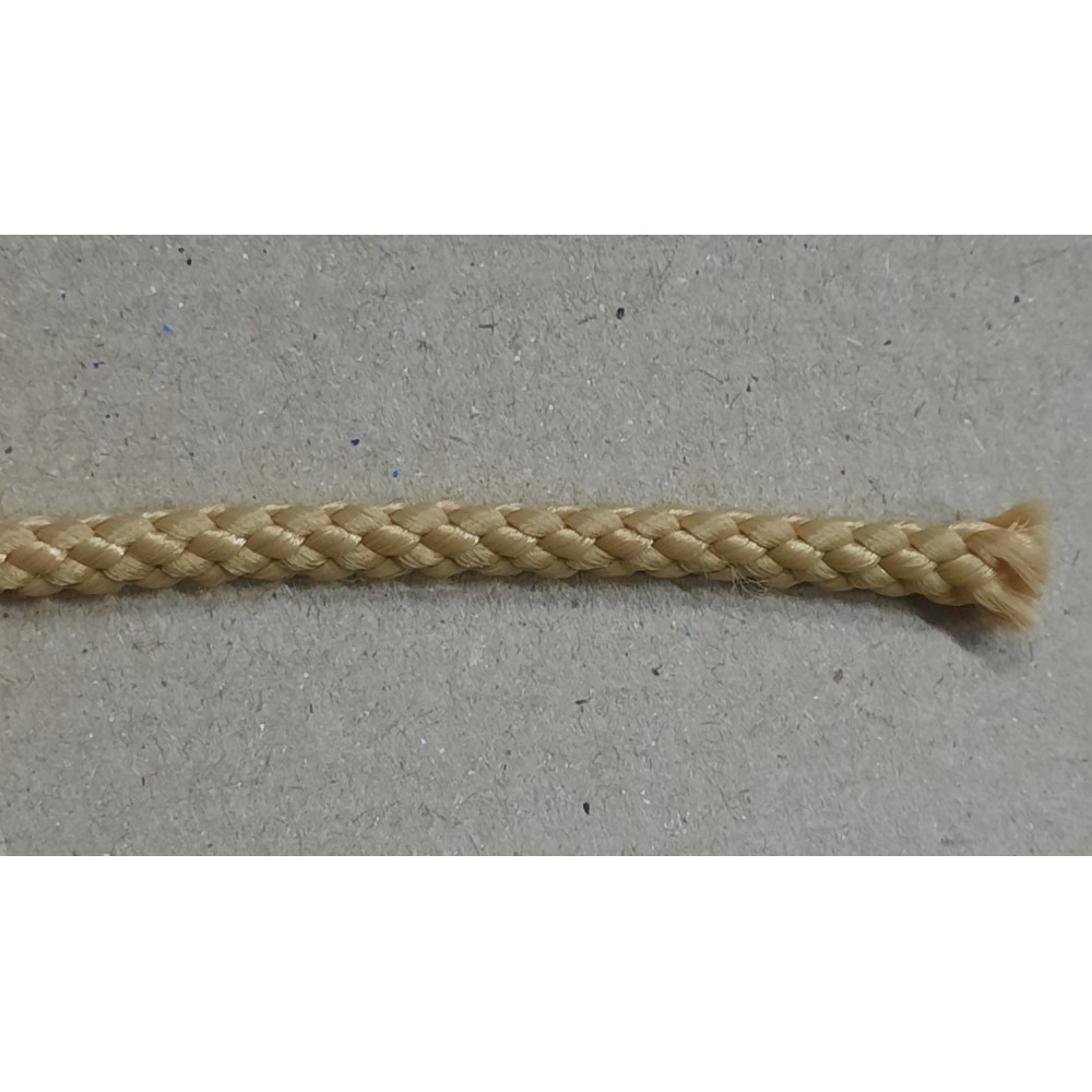 Шнур плетений поліпропіленовий 5,5мм гірчичний