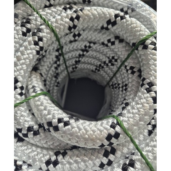 Канат капроновий 25мм плетений 32-х прядний з осердям