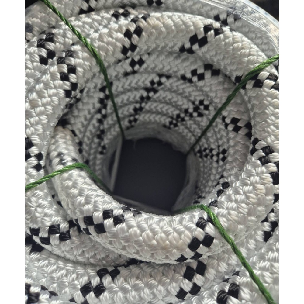 Канат капроновий 25мм плетений 32-х прядний з осердям