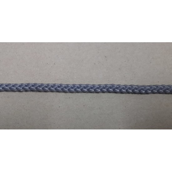 Шнур плетений поліпропіленовий 5,5мм колір сірий