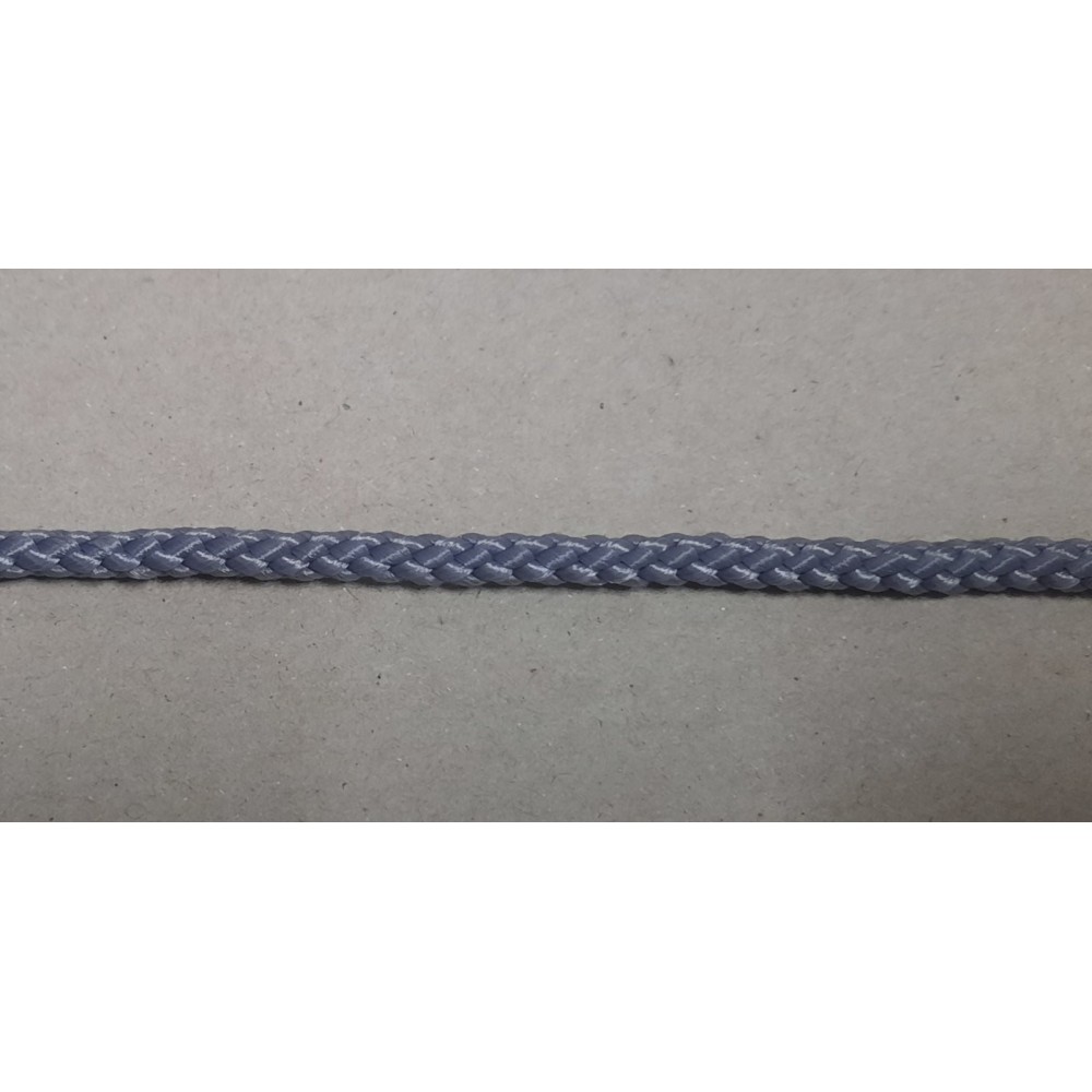Шнур плетений поліпропіленовий 5,5мм колір сірий