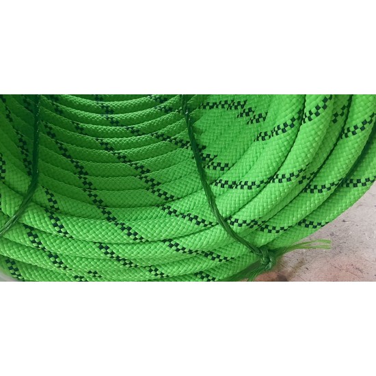 Мотузка статична 10мм 48 клас салатова