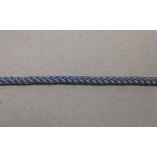 Шнур плетений поліпропіленовий 5,5мм колір сірий