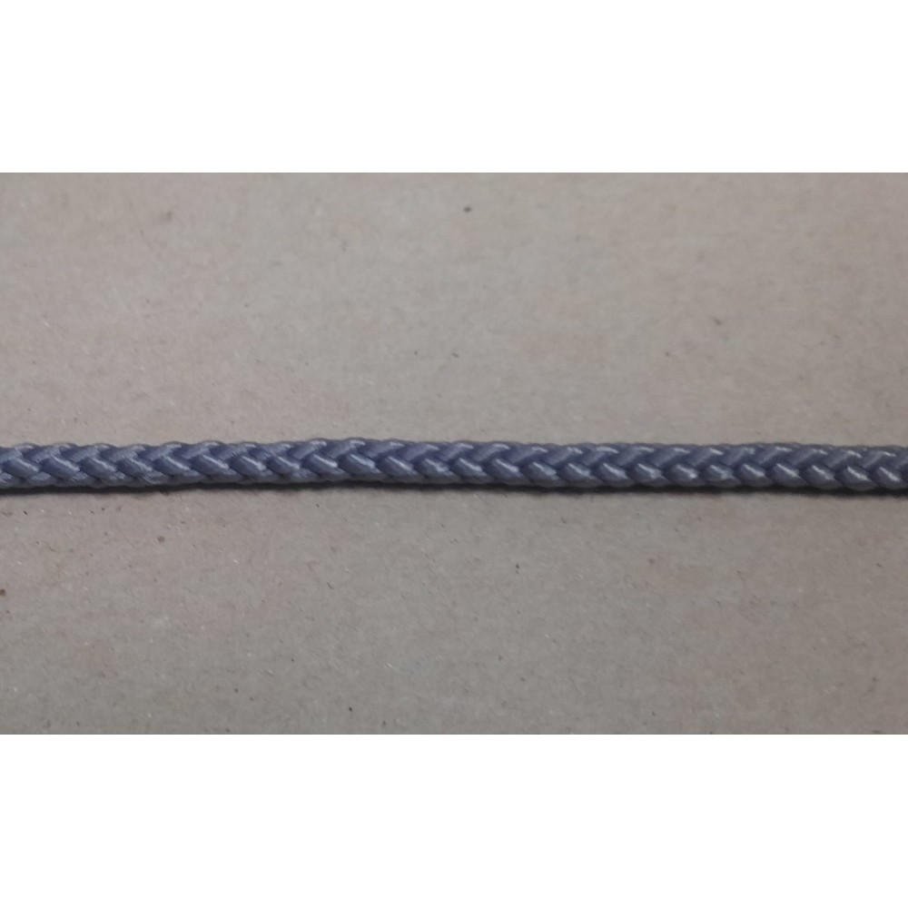 Шнур плетений поліпропіленовий 5,5мм колір сірий