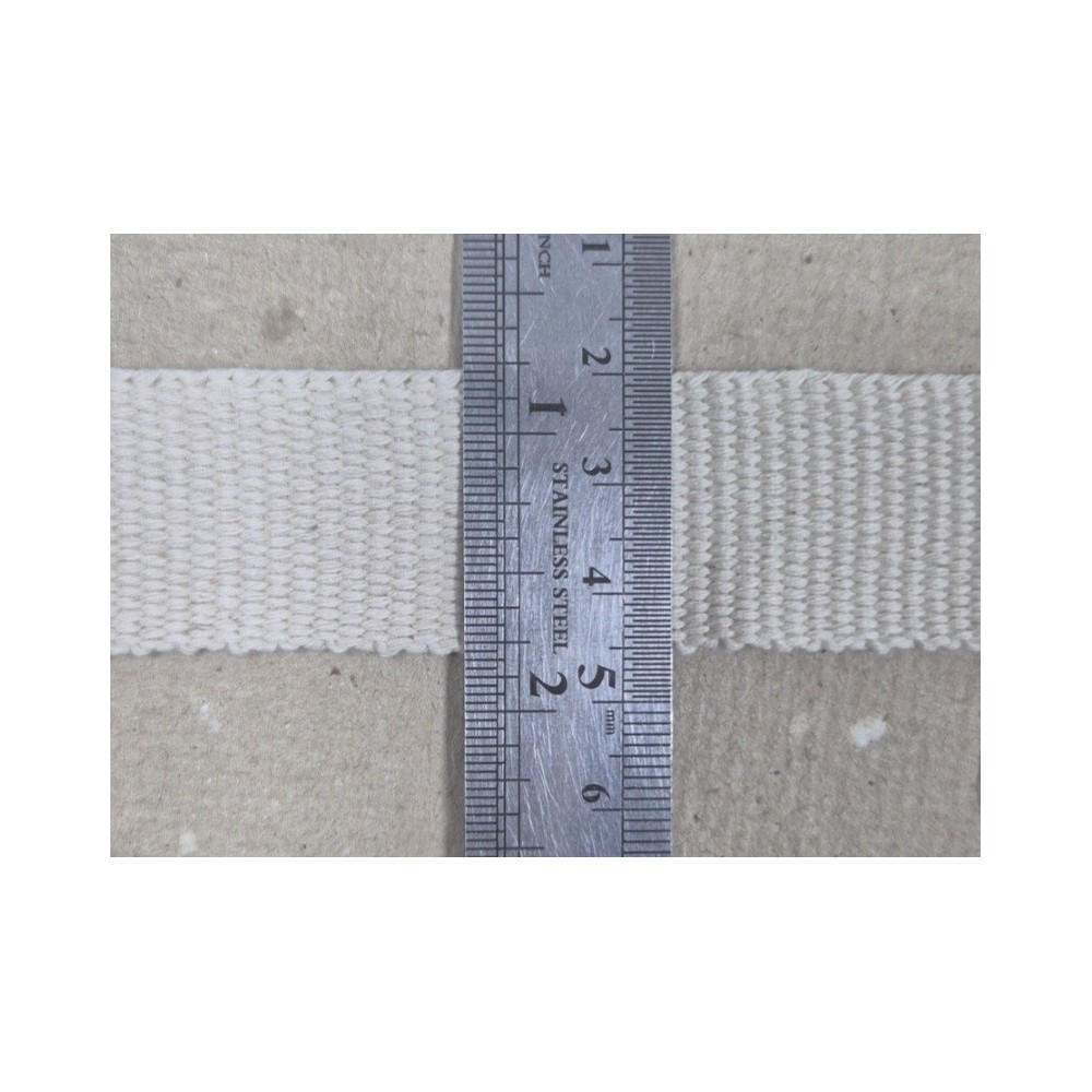 Стрічка бавовняна(гніт) 25мм