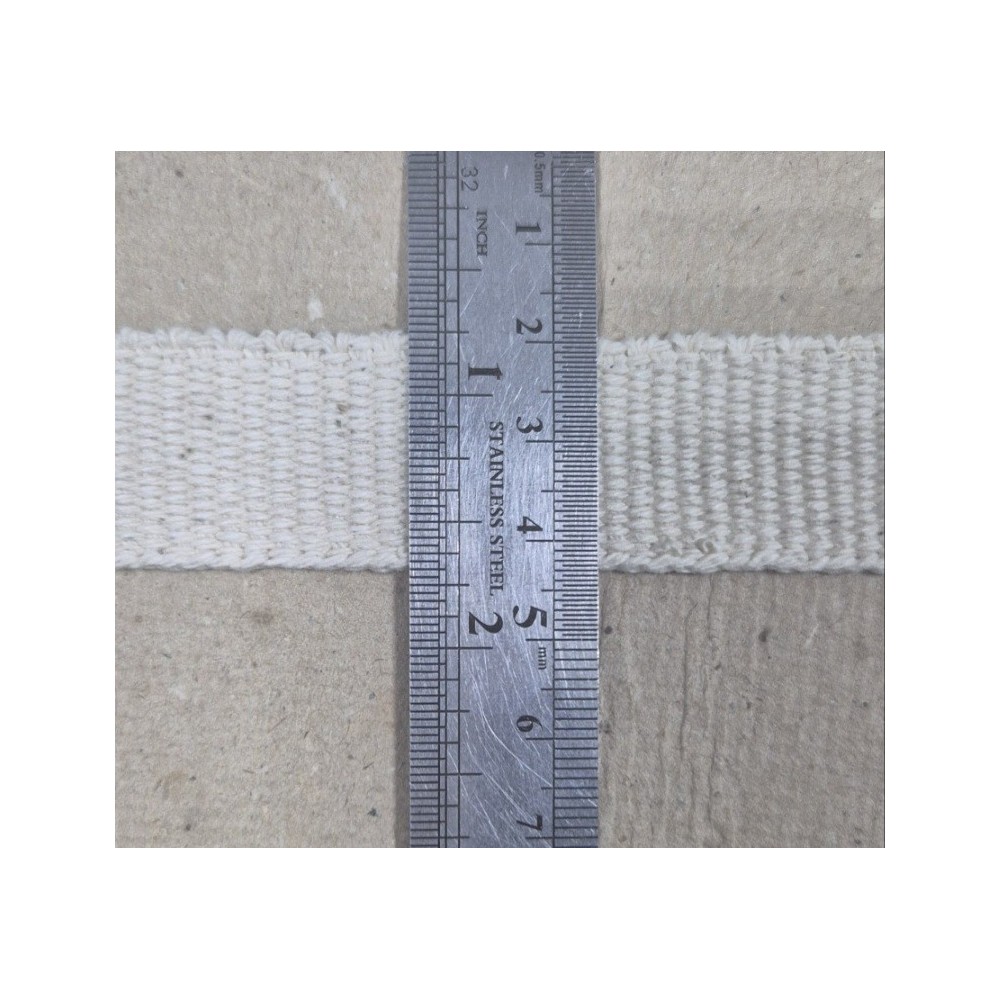 Стрічка бавовняна(гніт) 22мм