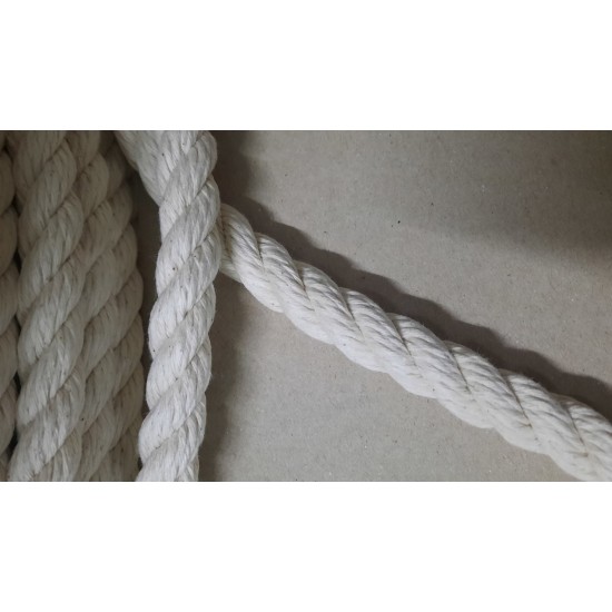 Канат бавовняний кручений трьохпрядний 12,0мм